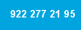 922 277 21 95